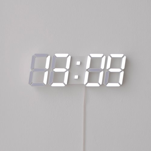 [리퍼브] 무아스 프리미엄 리얼 3D LED 화이트 시계